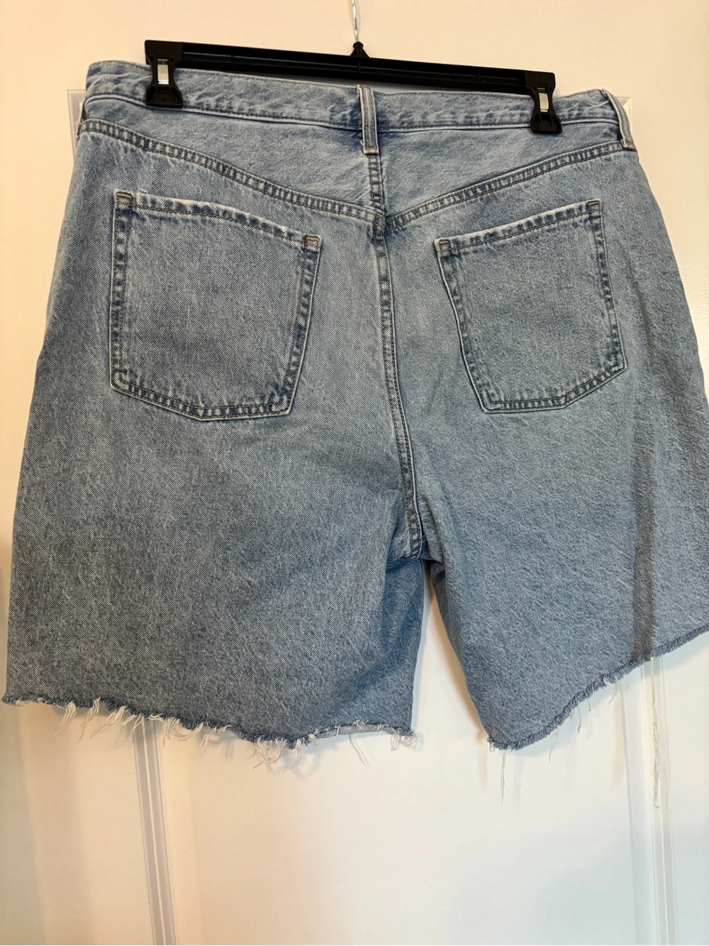 Old Navy Light Blue Denim Cutoff Shorts - Baggy